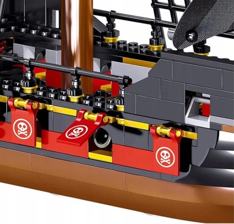 Statek Piracki z klocków 968 el. – żaglowiec do Złożenia Zestaw Klocków