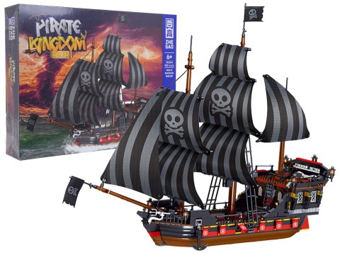 Statek Piracki z klocków 968 el. – żaglowiec do Złożenia Zestaw Klocków