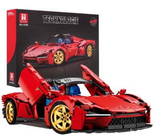 Kklocki Techniczne Reobrix Auto Sportowe Czerwone 1958 el. dla dzieci 14+