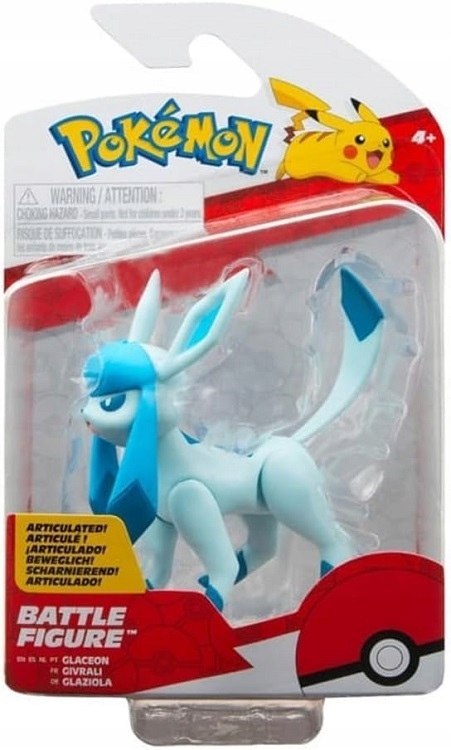 Pokémon Figurka bitewna Glaceon - Oryginalna Kolekcjonerska Jazwares