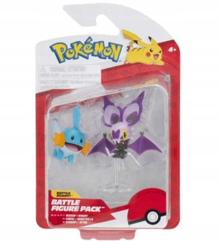 Pokémon Zestaw 2-Pack Figurki Bitewne Noibat & Mudkip - Oryginalne Jazwares