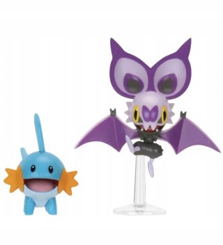 Pokémon Zestaw 2-Pack Figurki Bitewne Noibat & Mudkip - Oryginalne Jazwares