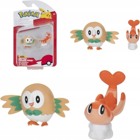 Pokemon figurki Rowlet Tatsugiri Oryginalne Figurki Bitewne Kolekcjonerskie