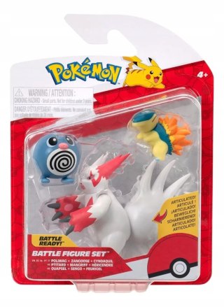 Pokemony 3pak Figurek Poliwag, Zangoose, Cyndaquil figurki Pokemon