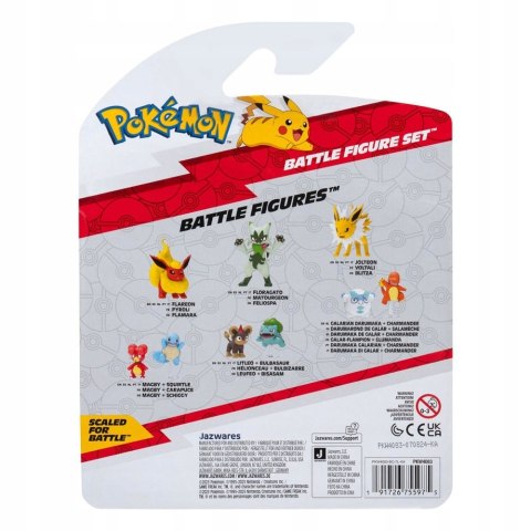 Pokemony Zestaw 3 Figurek Pichu, Weavile, Machop Figurki Pokémon