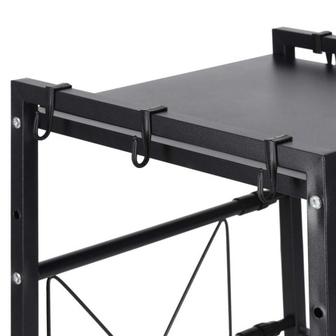 Półka kuchenna nad mikrofalówkę regulowana metal