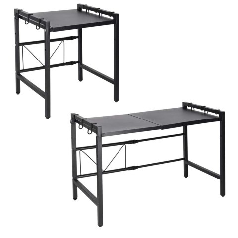 Półka kuchenna nad mikrofalówkę regulowana metal