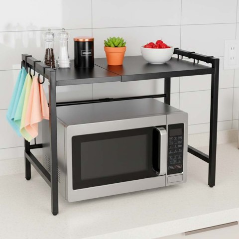 Półka kuchenna nad mikrofalówkę regulowana metal