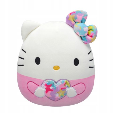 Hello Kitty Star 20 cm Squishamllows - różowa Maskotka z kokardką i sercem