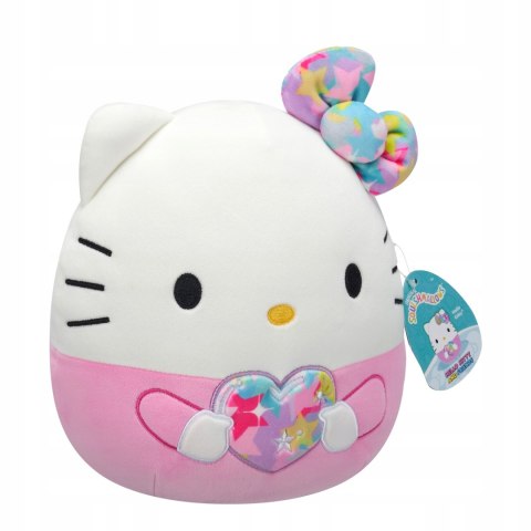 Hello Kitty Star 20 cm Squishamllows - różowa Maskotka z kokardką i sercem