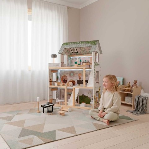 LULILO Domek dla lalek drewniany FLORO boho LED 78cm
