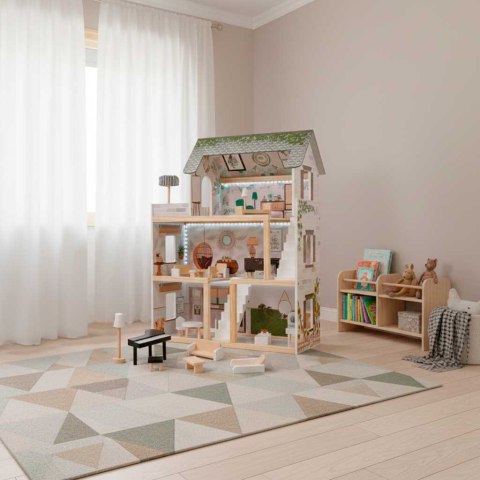 LULILO Domek dla lalek drewniany FLORO boho LED 78cm