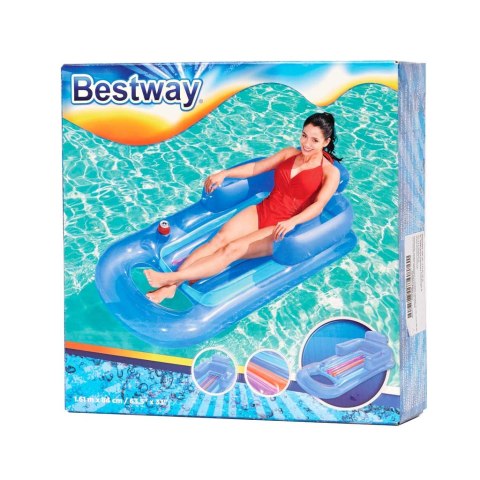 Materac dmuchany fotel niebieski BESTWAY 43028