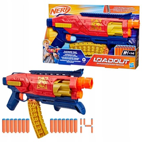 NERF Loadout Shadowspeed Recon Blaster + 14 Strzałek N1 Taktyczna wyrzutnia