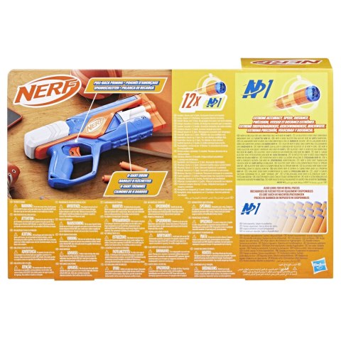 NERF N Series Agility - Wyrzutnia + 12 Strzałek N1, Precyzyjna i Szybka