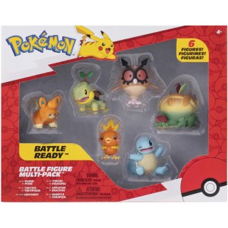 Pokémon 6 figurek bitewnych – Pawmi, Squirtle, Torchic, Turtwig i inni