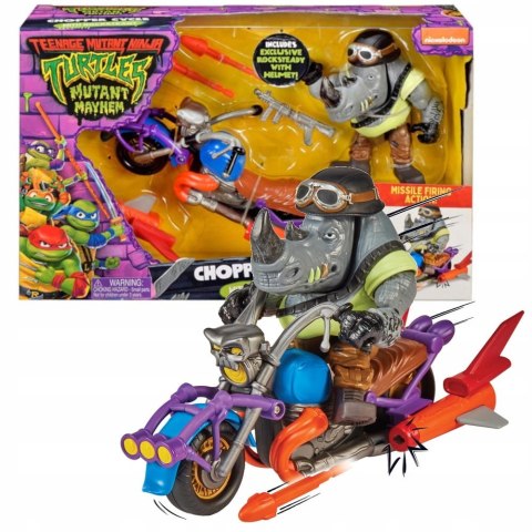 Turtles Rocksteady Cycle, pojazd z figurką Wojownicze Żółwie Ninja