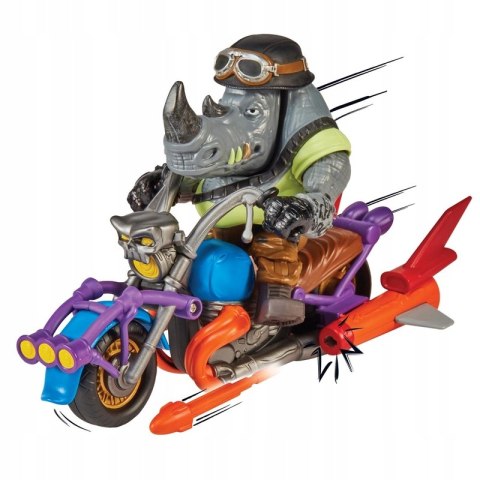Turtles Rocksteady Cycle, pojazd z figurką Wojownicze Żółwie Ninja