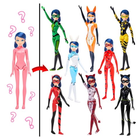 Biedronka i Czarny Kot Time to Transform Marinette, lalka MIRACULOUS