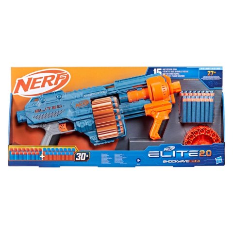 Nerf Elite 2.0 Shockwave RD-15 karabin wyrzutnia bębenkowa