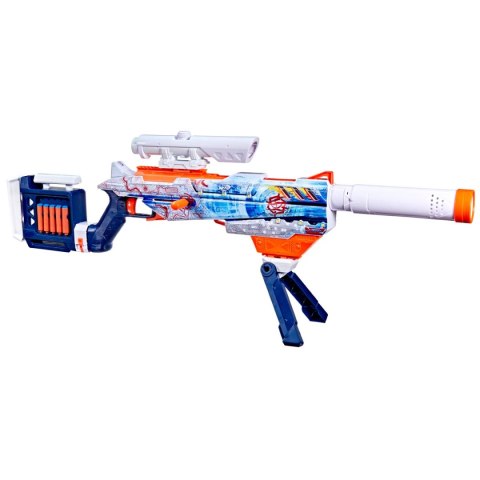 Nerf Loadout Arctic Zerostriker wyrzutnia z akcesoriami i 24 strzałkami