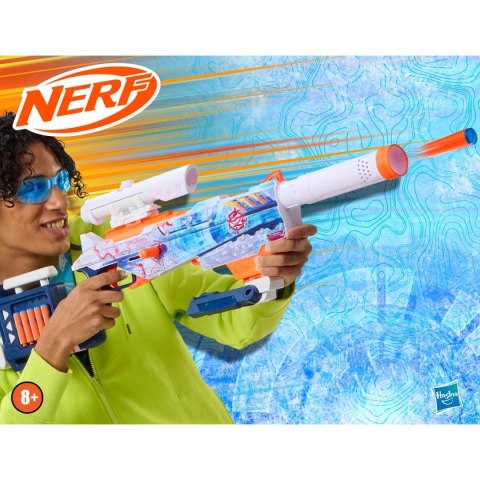 Nerf Loadout Arctic Zerostriker wyrzutnia z akcesoriami i 24 strzałkami