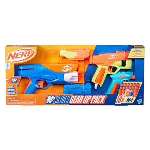 NERF N Series Gear up Pack 3x wyrzutnie na strzałki piankowe 18 strzałek