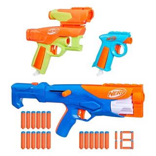NERF N Series Gear up Pack 3x wyrzutnie na strzałki piankowe 18 strzałek