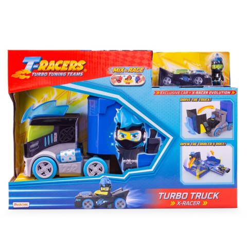 T-Racers X-Racer Turbo Truck Ciężarówka z Wyrzutnią i Ekskluzywnym Pojazdem