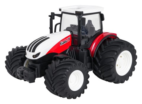 Traktor Czerwony R/C Z Pługiem 1:24