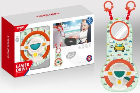 Zestaw Małego Kierowcy Edukacyjna KIEROWNICA DO SAMOCHODU Auta Interaktywna Mata
