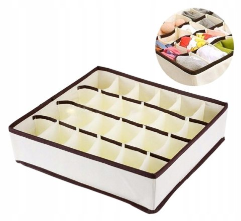 Funkcjonalny Organizer na bieliznę i skarpetki do szuflady 24 przegródki