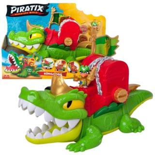 King Croc & Kapitan Jawcrush – Zestaw Piratix z Magiczną Monetą