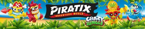 PIRATIX Crazy Jungle Zestaw 4 figurek 4 pak figurki kolekcjonerskie