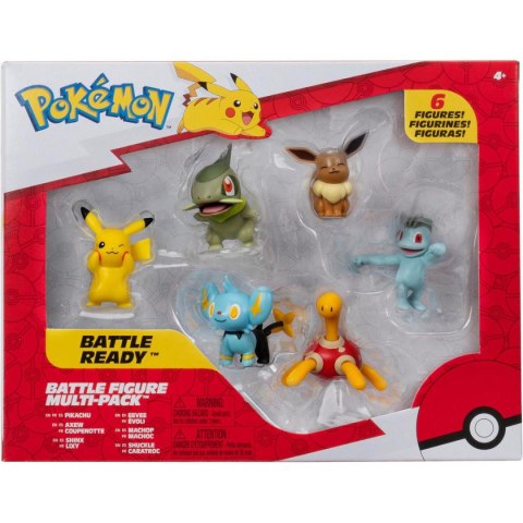 Pokémon Battle Figures – 6 figurek: Pikachu, Shuckle, Axew i inni