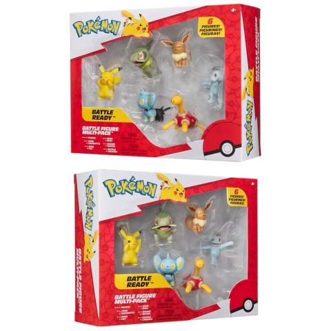 Pokémon Battle Figures – 6 figurek: Pikachu, Shuckle, Axew i inni