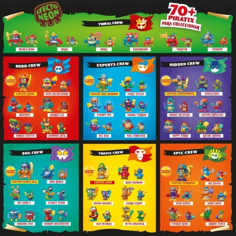 Piratix Crazy Jungle Klatka Kryjówka + Figurka pirata z Piratix