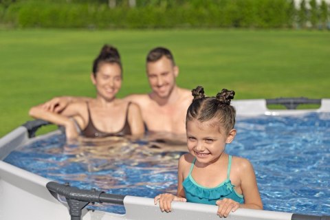 Basen Stelażowy Steel Pro MAX 305x76 Okrągły 10FT BESTWAY DuraPlus FrameLink