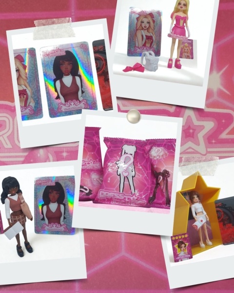 Dress to Impress – Lalka Mystery Models Kolekcjonerska z Kartą Roblox i Złotą Kapsułą