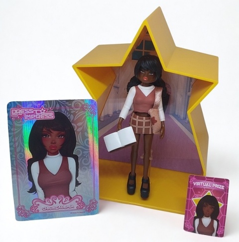 Dress to Impress – Lalka Mystery Models Kolekcjonerska z Kartą Roblox i Złotą Kapsułą
