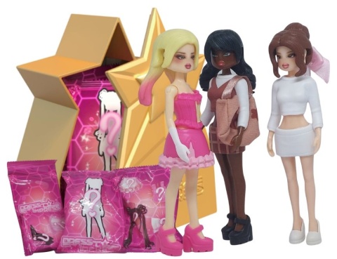 Dress to Impress – Lalka Mystery Models Kolekcjonerska z Kartą Roblox i Złotą Kapsułą
