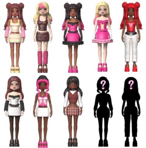 Dress to Impress – Lalka Mystery Models Kolekcjonerska z Kartą Roblox i Złotą Kapsułą