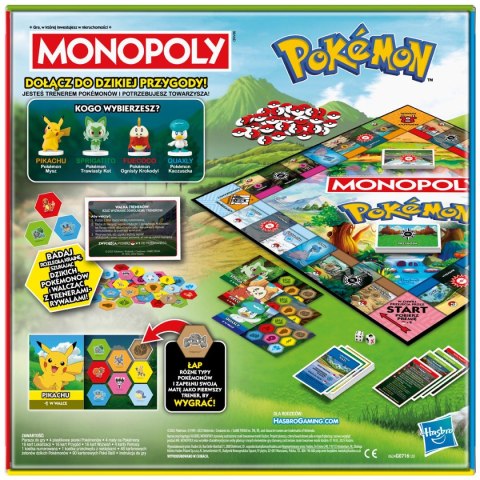 HASBRO GAME Monopoly Pokemon, gra