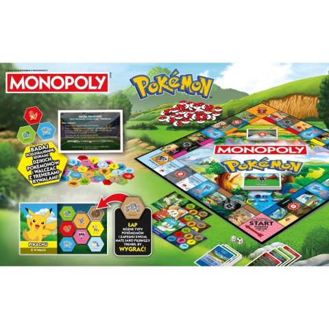 HASBRO GAME Monopoly Pokemon, gra