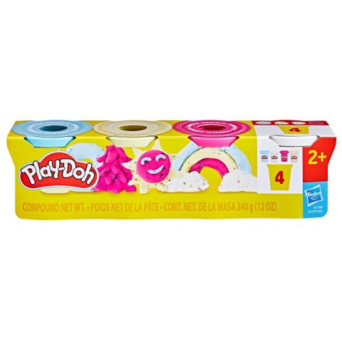 HSB PLAY DOH 4PAK CONFETTI