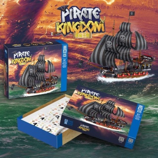 Statek Piracki z klocków 968 el. – żaglowiec do Złożenia Zestaw Klocków