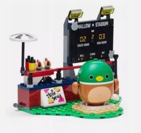 Squishmallows BLDR Avery's Ball Game - zestaw klocków stadion