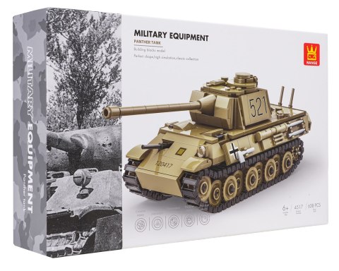 Czołg Pantera z II Wojny Światowej – Zestaw Klocków 638 el.