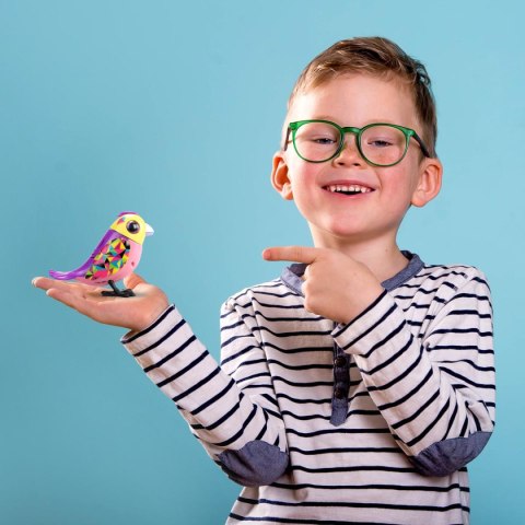 DigiBirds Interaktywny ptaszek w klatce – śpiewa i reaguje na głos