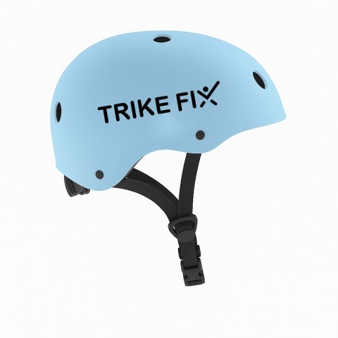 Kask rowerowy dla dziecka Trike Fix dziecięcy regulowany LED M 55-58cm niebieski